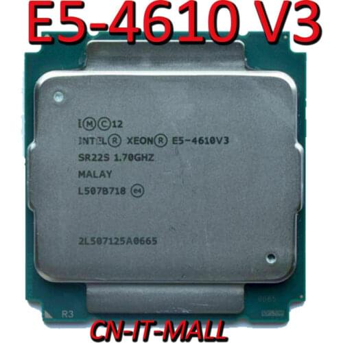 Intel Xeon E5-4610 V3 CPU 1.7GHz 25M 10 Core 20 Threads LGA2011-3 Processor