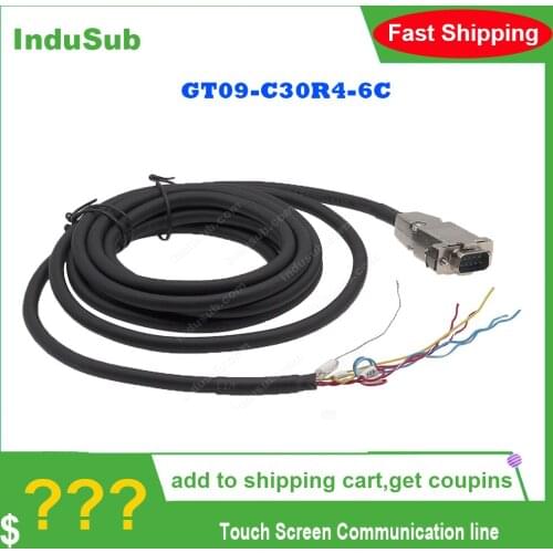 MITSUBISHI Servo cable/connector GT09-C30R4-6C 100% Original