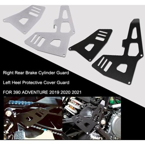 Motorcycle Right Heel Protective Cover Left Rear Brake Master Cylinder Guard Cover For 390 ADVENTURE 390Adventure 2019 2020 2021