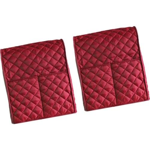 2x Household Kitchen Stand Mixer Cover Storage Bag,Dustproof,Polyester, Red