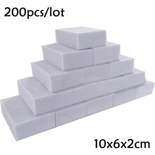200pcs/lot Gray Magic Melamine Sponge Dish Bowl Washing Eraser Sponges for Kitchen Bathroom Cleaning Accessories 100*60*20mm