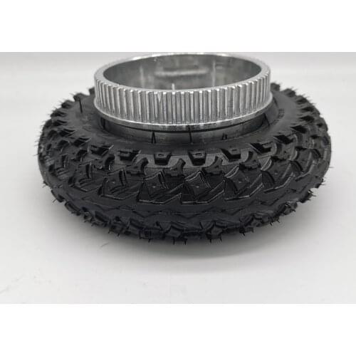 8Inch Pneumatic Wheels Tire Black Electric Mountainboard Skateboard Stroller Scooter Rubber Inflatable Tyre Gear Wheels