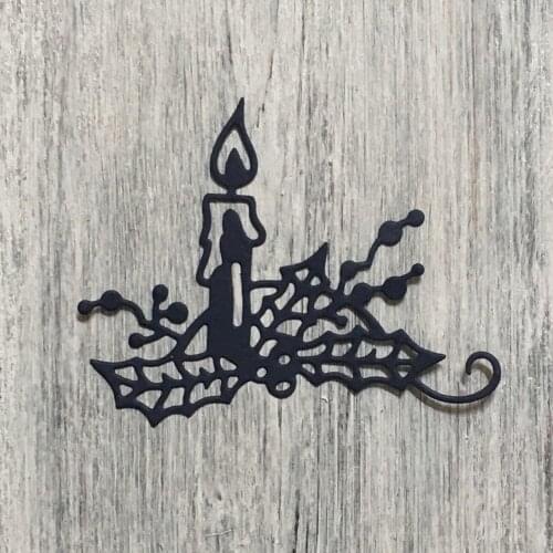 ArtScrap Christmas candle Cutting Dies Stencils For Scrapbooking Decorative Craft Embossing Die Cuts | Art: 287