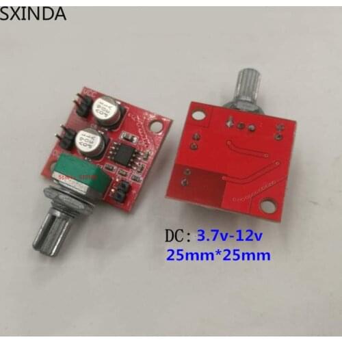 LM386 electret microphone amplifying plate with potentiometer 3.7v-12v