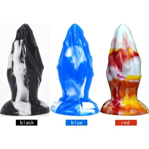 Fantasy Colorful Anal Plug Dilator Big Butt Plug Sex Toys for Women Men Erotic Toy G-spot Massage Sex Products Silicone Sex Shop