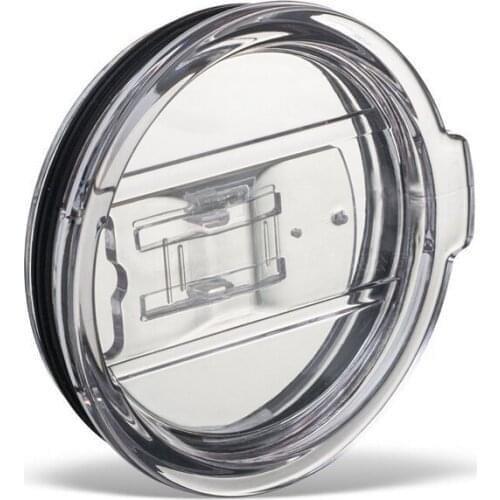 Quevinal 100pcs 20oz 30oz cups lids Crystal Clear Splash Spill Resistant Proof LID for 20 Oz 30 Oz Rambler Tumbler Cup Replacem