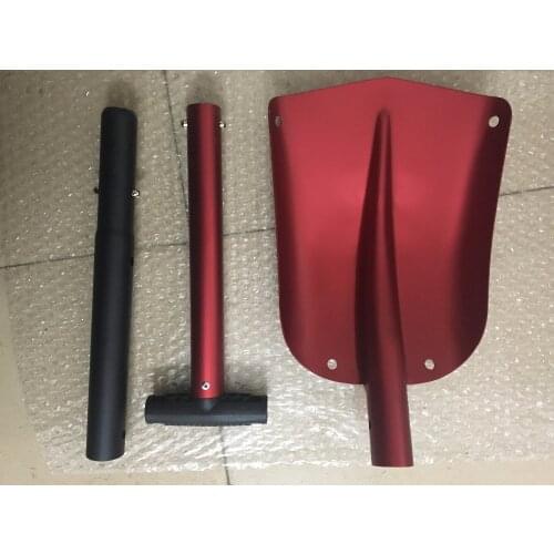 Foldable Multifunctional Shovel Camping Snow Shove Aluminum Alloy Snow Shovel Iron Handle Outdoor Ski Sport Snowboard Snow Tool
