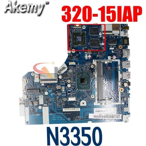 For Lenovo IdeaPad 320-15IAP Laptop Motherboard With SR2Z7 N3350 CPU 2G DG424 DG524 NM-B301 FRU 5B20P20638