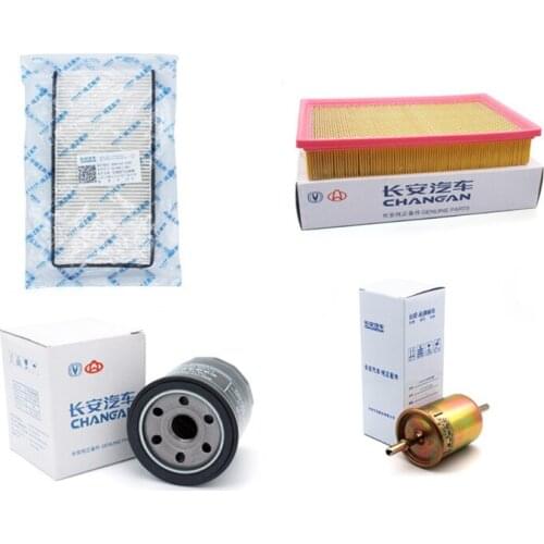 Filter set air filter+oil filter+fuel filter+Air conditioning filter for CHANGAN CX30