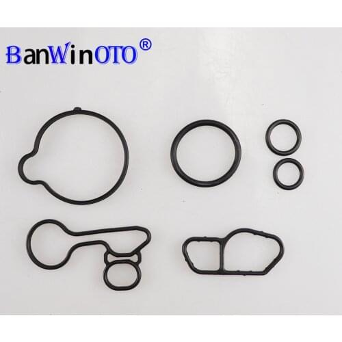 55565385 55568539 55566784 Engine Oil Cooler Repair Kits Gaskets For Opel Astra J Chevrolet Cruze Sonic Trax Encore XLB002 1 Set