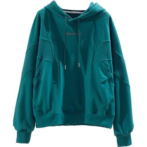 New Plus velvet Basic Hoodies For Women Leisure Female winter Solid Colour Casual SweatshirtHip Pop Tops
