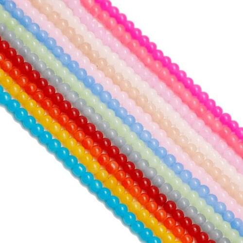 Multicolor 6MM approx 65pcs/lot DIY/Handmade Faceted Beads Fancy Glass Loose Beads strings For Jewelry Making