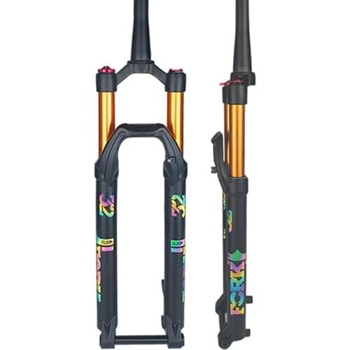 Thru Axle Suspension Fork 32 Tapered Damping Rebound Adjustment Mountain Bicycle Fork 29 27.5 Inch MTB Air Forks 140mm Travel