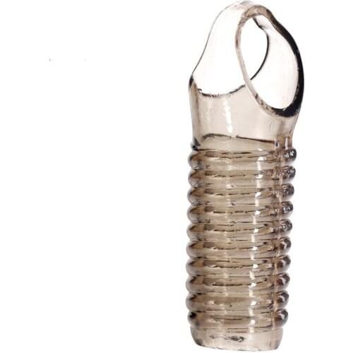 Penis Extender Sleeve Erection Enhancer Penis Ring Enlargement Silicone Cock For Men Sex Toys TK-ing