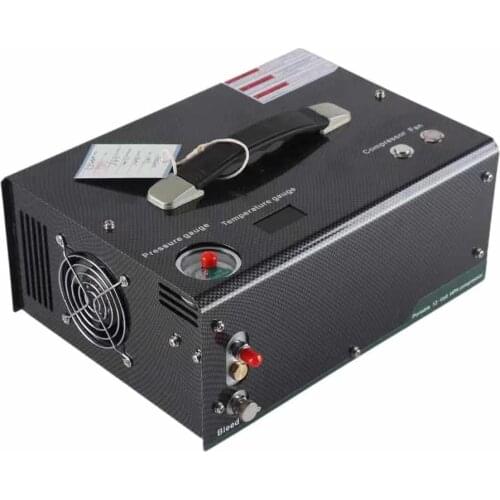 Automatic shutdown Pcp air compressor high pressure pump 220V 110V built-in transformer 12V portable pump Pcp air gun inflator 4