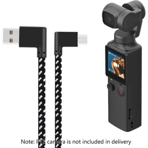 1pc Nylon Woven Charging Line Sturdy Data Cable for FIMI PALM Sports Camera