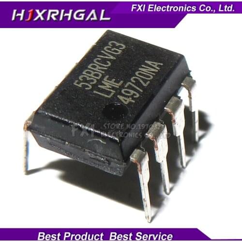 2PCS LME49720NA LME49720 DIP8 DIP Dual High Performance, High Fidelity Audio Operational Amplifier LME49720N new original