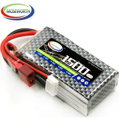RC LiPo Battery 4S 14.8V 1500mAh 60C For RC Airplane Quadcopter Drone Aircraft Helicopter Car Remote Control Toys Batteries 4S
