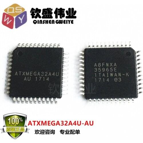 ATXMEGA32A4U-AU QFP-44 ATXMEGA32A4UAU ATXMEGA32A4U