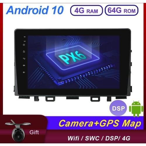 32G ROM 2 Din Android 10.0 Quad Cores Car Radio Multimedia Player Navigation GPS For KIA RIO 2017 2018 2019 Bluetooth SWC DAB
