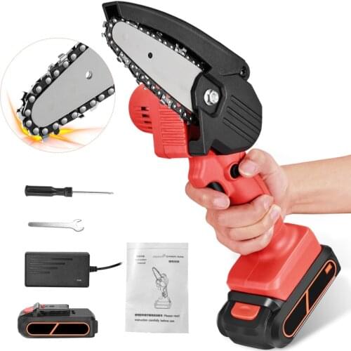 Cordless Pruner Electric Pruning Shear Lithium-ion Battery Efficient Fruit Tree Bonsai Pruning Branches Cutter Chain Saws