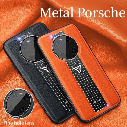 Huawei Mate 40 Pro Case Silicone Shockproof Bumper Metal Magnetic Leather Back Cover On Huawei Mate 40 Plus Mate40 Phone Cases