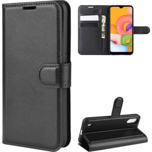 For Samsung Galaxy A01 Case SM-A015F Soft Silicone insert Flip Wallet Leather Case For Samsung A01 Cover Kickstand Phone Bag