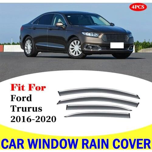 For Ford Trurus 2016-2020 window visor car rain shield deflectors awning trim cover exterior rain cover car accessories
