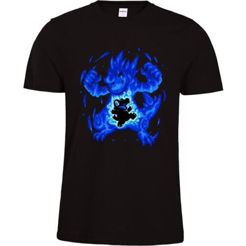 Summer Short Sleeve Cute Pattern Heat Transfer Printed Men T-shirt