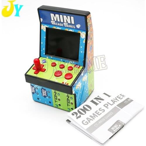Mini Portable Arcade Joystick Console Classical Retro Style 200 In 1 Game Built-in Arcade Game Console Handheld