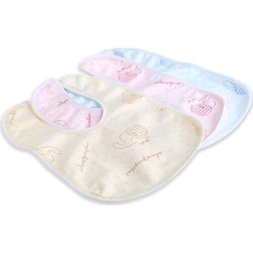 Random Style Baby Bib Velvet Waterproof Baby Care Feeding Printing Bibs Towel K5DD