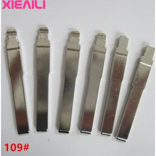 XIEAILI 50pcs/lot For 109# Blank Uncut Key Blade For Ford Mondeo/Focus S230