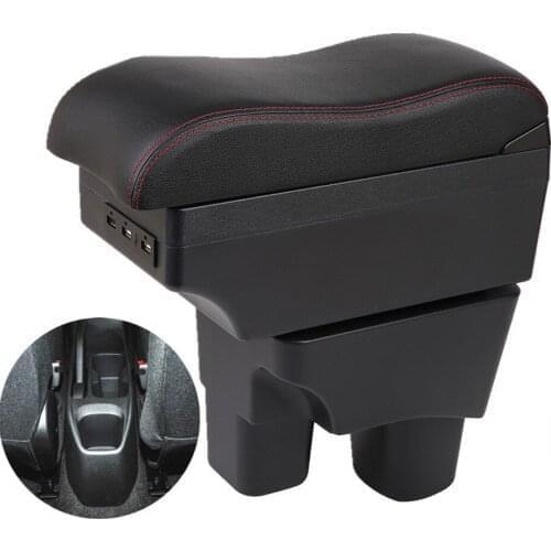 Arm Rest For Chevrolet Onix Armrest Box Center console central Store content Storage box with cup holder USB