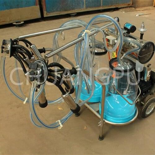 Milked milk cows portable milking machine