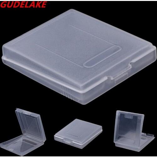 1000PCS Clear Plastic Game Cartridge Case For Game Boy Color For GBC Game Card Dust Cover