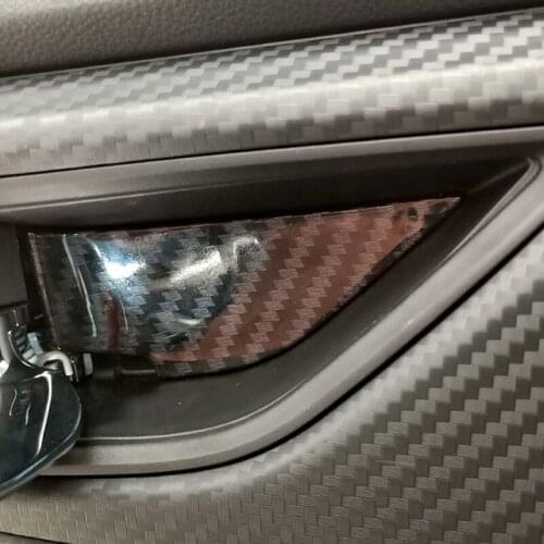Carbon Fiber for Subaru Forester 2019 2020 2021 Subaru Xv 2018 2019 2020 2021 Car Accessories Interior Door Handle Bowl Cover