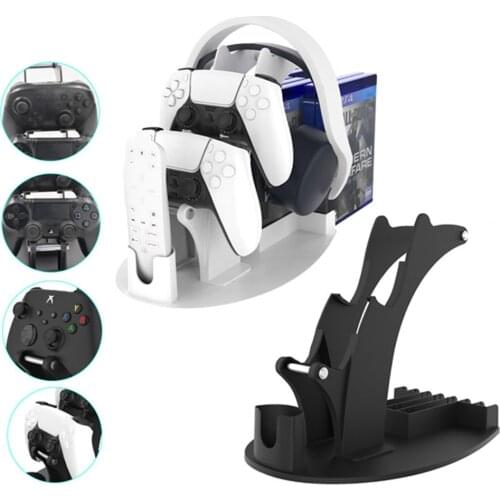 Universal Controller Bracket Remote Controller Stand Holder Game Disc Storage for PS5 PS4 Xbox Switch Game Accessories