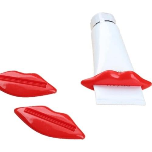 2/5pcs Plastic Lip Toothpaste Squeezer Bathroom Accessories Tooth Paste Cosmetic Squeezing Holder Bath Products Supplies