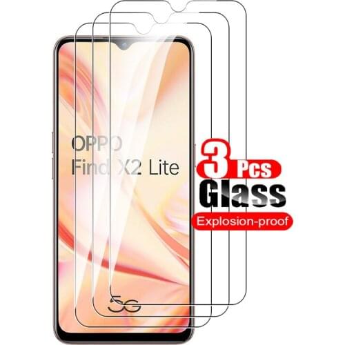 3Pcs 9h tempered protectived glass for oppo find x2 lite cases for oppo find x2 lite findx3 pro oppo findx2 lite hard phone film