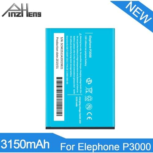 PINZHENG 3150mAh Phone Battery For Elephone P3000 Battery High Quality Back Up Replacement Bateria For Elephone P3000 Batteries