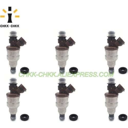 CHKK-CHKK Car Accessory 23250-65020 23209-65020 fuel injector for TOYOTA 4RUNNER TRUCK T100 3VZE 1988~1995