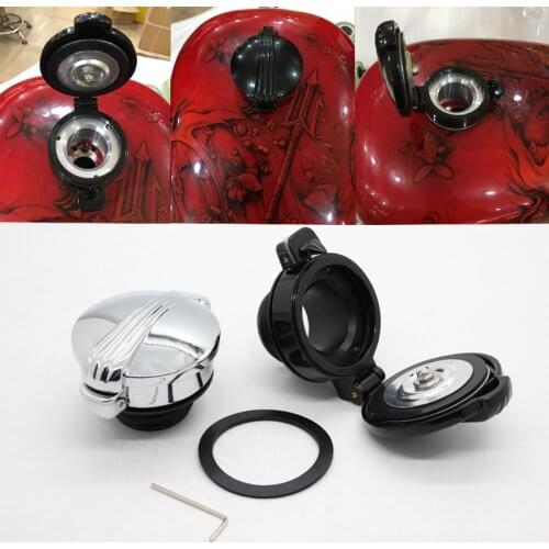 For Harley Sportster 883 1200 XL883 XL1200 48 72 Softail Dyna Touring 1982-2020 Aluminum Fuel Gas Cap Oil Tank Cover Protector