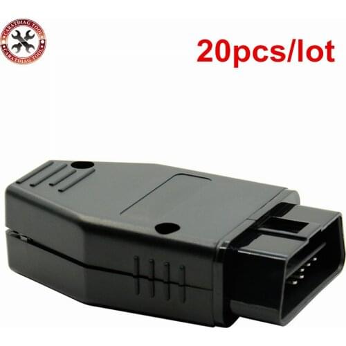 Free Shipping OBD Male Plug OBD2 16Pin Connector OBD II Adaptor OBDII Connector J1962 OBD2 Connector 20pcs/LOT in stock