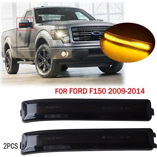 Rearview Side Wing Mirror Signal Blinker Indicator Light Sequential Fit for Ford F150 2004-2014 F-150 Car Accessories