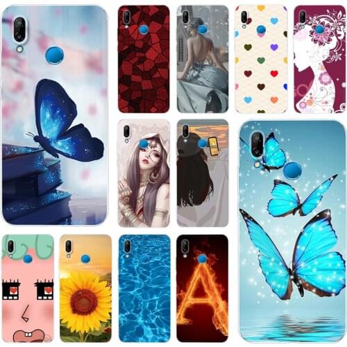 Case For Huawei P20 Lite Case Cover For Huawei P 20 lite Soft Silicone Phone Bumper 360 Full Protective Case For Huawei P20lite
