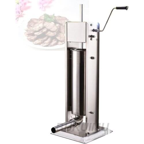 Electric Commercial Enema Machine Thickening Stainless Steel Vertical Hand Cranked Sausage Filling Maker