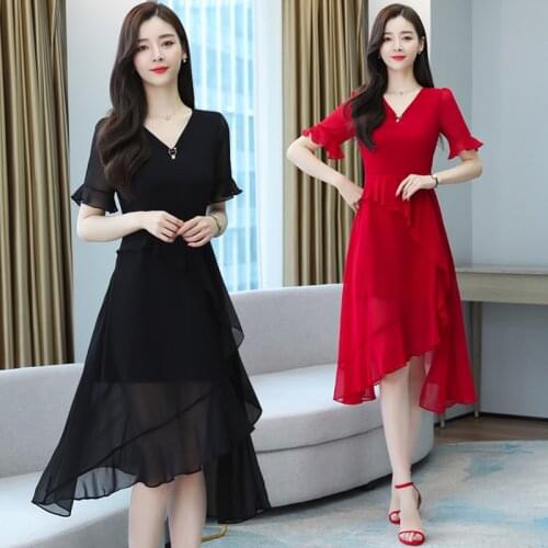 Летние шифоновые платья Foxmertor China At AliExpress