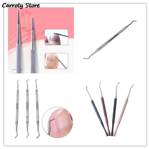 Ingrown Toe Nail Correction Lifter Nail File Clean Installation Tool Pedicure Foot Nail Care Hook Cleaner Double Sided