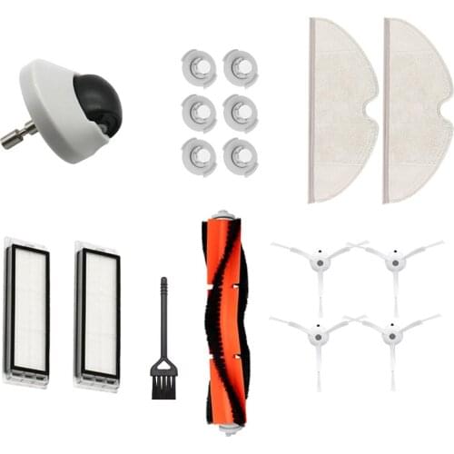 Wheel / Brush / Hepa Filter / Mop Cloth / Water Tank Filter for Xiaomi Roborock S5 S6 Max S50 E25 E4 C10 P50 T6 T7 Robot Vacuum