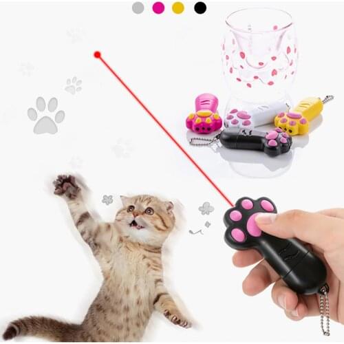 Cat claw USB charging multi-function red dot laser portable ultraviolet detection/lighting/fun cat toy birthday creative gift